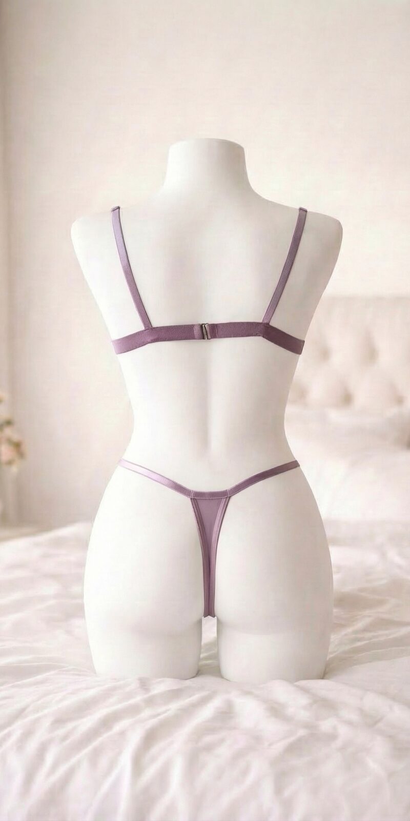 Set Jazmin purpura trasero