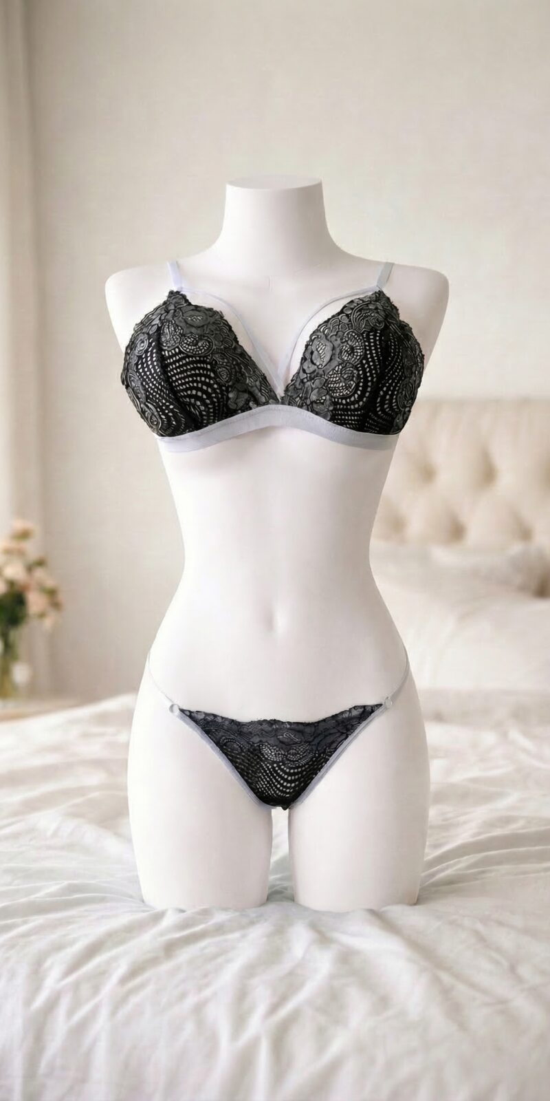 Set Julieta negro frontal