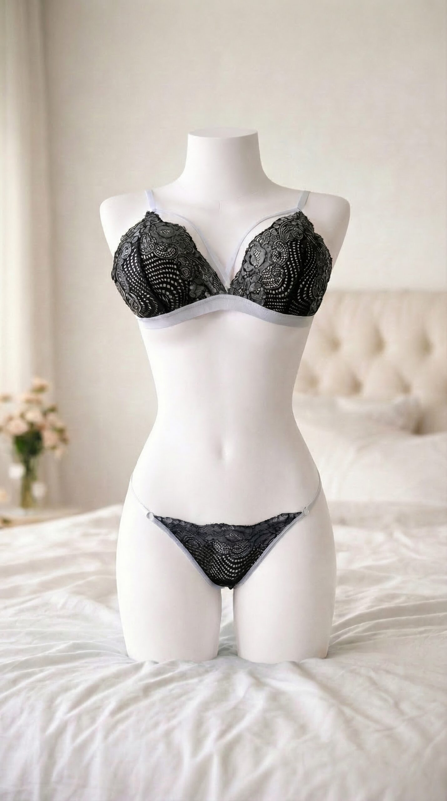 Set Julieta negro frontal