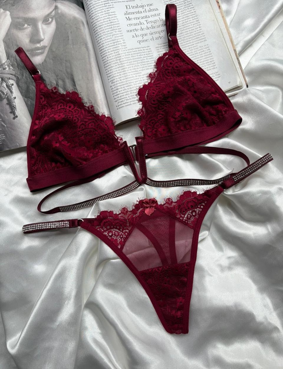 Set Vanessa vino tinto